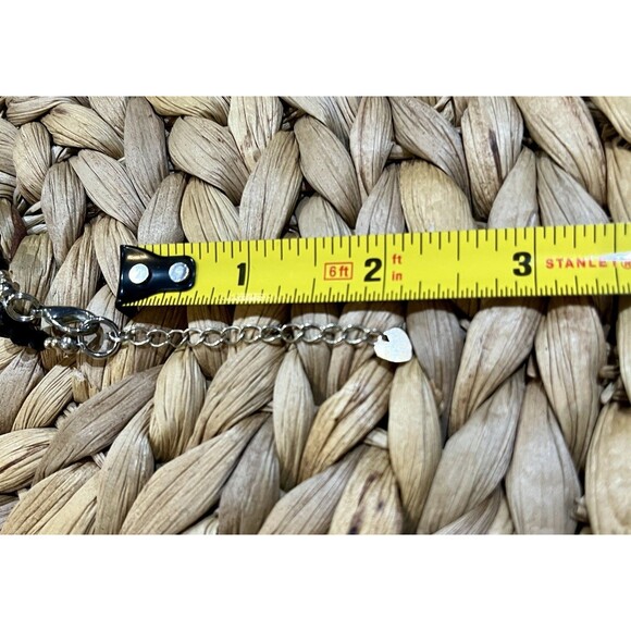 Native American Indian Navajo Abalone Shell Inlay Black Onyx Pendant Necklace - Picture 7 of 7